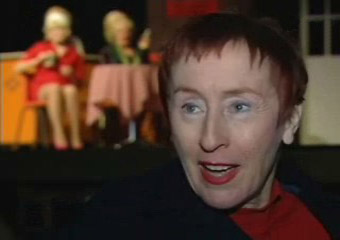 Judy Glen is interviewed for "Close Up" on TVNZ